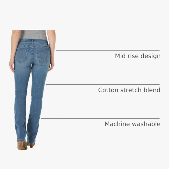 Wrangler Women’s Straight Leg Jeans - Picture 3 of 8